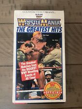 Vintage 1992 WWF WWE WRESTLE MANIA The Greatest Hits VHS VIDEO Hulk Hogan picture