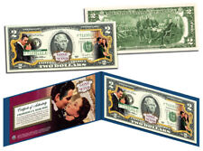 GONE WITH THE WIND Movie Colorized $2 Bill US Legal Tender *OFFICIALLY LICENSED* picture