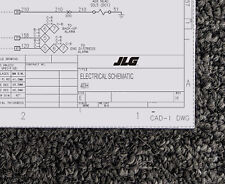 JLG Boom Lift 40H Electrical Wiring Diagram Manual picture