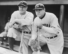 BABE RUTH and LOU GEHRIG Glossy 8x10 Photo New York Yankees Print picture