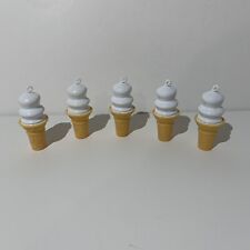 LOT OF (5) VINTAGE DAIRY QUEEN ICE CREAM WHISTLES - STOCKING STUFFER -  picture