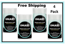 4 Bottle of UMARY Hyaluronic Acid -Ácido Hialurónico 120 Caplets 850 mg picture