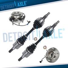 4WD Front CV Axle Shafts Wheel Hub Bearings for 2006 2007 2008 - 2010 Hummer H3 picture