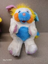 Vintage 1986 Popples White Plush Puffy Puffball Reversible Stuffed Animal Toy picture