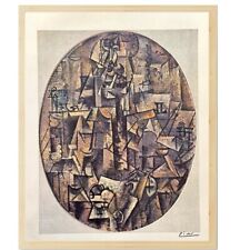 Pablo Picasso Original Signed Print Man with pipe 1911 Vintage Art picture