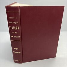 Thayer's Greek-English Lexicon of the New Testament 1963 HC Zondervan Publishing picture