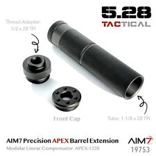 AIM7 Precision APEX-1228 Modular Linear Compensator For AEG GBB Aluminum Black picture