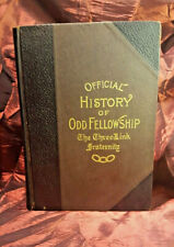 VTG 1910 OFFICIAL HISTORY OF ODD FELLOWSHIP Three-Link Fraternity  Freemasonry picture