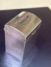 Antique Silver Playing Card Box /Business Cards Etc picture