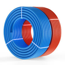 VEVOR 3/4” 2x100ft Blue& Red PEX-A Tubing/Pipe for Potable Water with Cutter picture