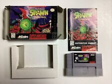 Todd McFarlane's Spawn The Video Game- SNES Complete TESTED CIB picture