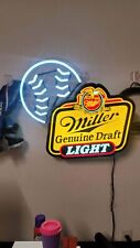 Miller genuine draft neon sign  picture