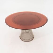2012 Warren Platner for Knoll Dining Table with Custom Red Acrylic Top 48 inch picture