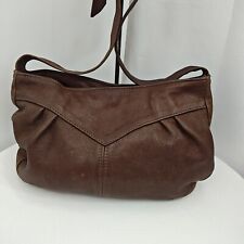 Vintage W.B. Place Shoulder Crossbody Handbag Brown Leather Purse picture