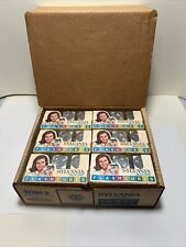 NEW Vintage Box SYLVANIA BLUE DOT FLASHCUBES  36 Cubes /144 flashes / 12 Packs picture