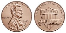 2017 P Lincoln Shield Cent Choice Penny Uncirculated from Bank Roll US Coins 1c picture