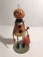 Bethany Lowe Halloween Pumpkin/Candy Corn Trick or Treater Figurine 7