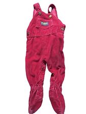 Rare Vintage Baby OshJosh B’gosh Vestbak Overall with footies 6-9 Months picture