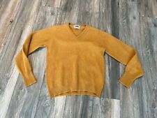 Vintage Lamplighter Cashmere Sweater Men’s Medium Gold Nice 60’s Kurt Cobain picture