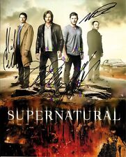 Cast Of Supernatural   Autographed Signed 8x10 Photo Reprint picture