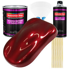 Restoration Shop Fire Red Pearl Acrylic Urethane Gallon Kit Auto Paint picture
