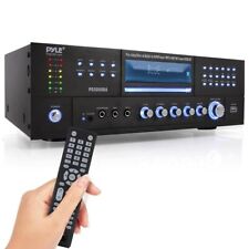 Pyle Bluetooth 4.1 Channel 3000W AM/FM Stereo Receiver Amplifier DVD CD USB/SD picture
