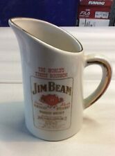 Vintage 1974 Jim Beam Chicago Bottle White Small Pitcher picture