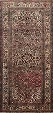 Semi-Antique Tribal Malayer Traditional Runner Rug 3x7 Wool Handmade Hallway Rug picture