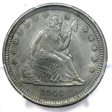 1840-O Drapery Seated Liberty Quarter 25C - PCGS Uncirculated Details (UNC MS) picture