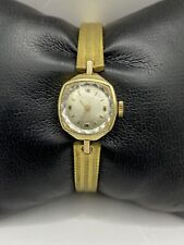 Vintage Junghans 17 Jewels Germany Wristwatch Gold Tone Untested For Repair 17mm picture