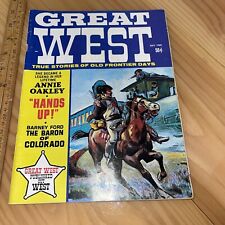 vintage Great West magazine May 1969 picture