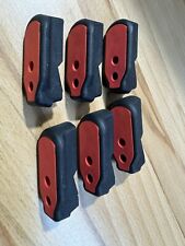RED And Black Ruger 22/45 MK3 or MK4 Magazine Spring Bumper 6 Pack picture