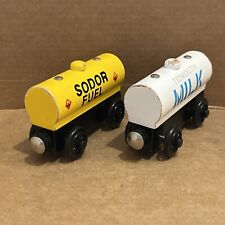 1998 Sodor Fuel 1999 Sodor Milk Tankers VTG - Thomas & Friends Wooden Railway picture