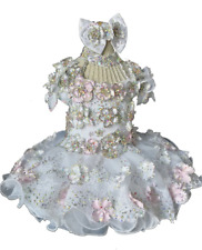 Jenniferwu Baby Girl Pageant Dress Handmade Beaded Dress Princess	 G506 picture