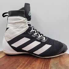 Adidas Speedex 18 Shoes Men's 8.5 Black White Boxing Wrestling Lace Up Athletic picture
