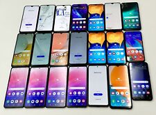 Lot Of 21 Mixed Samsung Galaxy Phone - Cracked - Working - For Parts Only Read picture