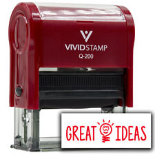 Vivid Stamp Great Ideas Self Inking Rubber Stamp picture