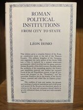 Vintage 1966 Roman Political Institutions from City to State by Léon Homo picture