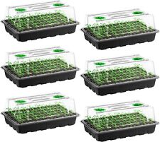 VIVOSUN 6-Pack Seed Starter Trays 240-Cell w/ 3.6