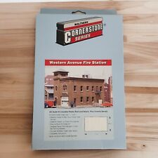 Walthers Cornerstone Series HO Scale #933-3037 Western Avenue Fire Station NIB picture