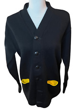 Vtg 50/60 Dehen Classmate UNUSED 100% Wool Letterman Sweater Cardigan Unisex S L picture