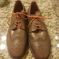 Ben Sherman Shoes Mens US 11 Casual Lace Up Oxfords Leather Cap Toe Brown picture