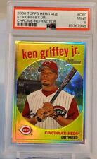 Ken Griffey JR. 2008 Topps Heritage #C80 Chrome Refractor #170/559 PSA 9 REDS  picture