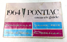 Vintage 1968 Pontiac Owner's Guide picture