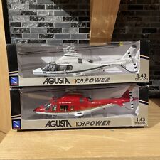 Set Of 2 Agusta A109 Power Diecast Helicopter 1:43 Scale Model New-Ray Toys New picture