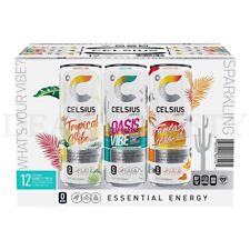 CELSIUS Sparkling Vibe Variety Pack Functional Essential Energy Drink 12ct picture