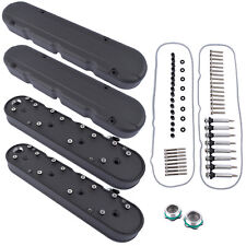 Aluminum Valve Covers with Coil Mounts & Covers for Chevy LS LS1 LS2 LS3 LS6 LS7 picture
