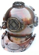 U.S Navy Mark V Divers Diving Helmet Full Size Vintage Antique Helmet Replica picture