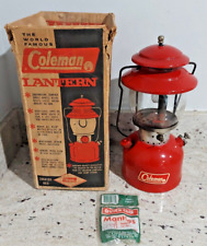 vintage 1965 Coleman 200A Gas Camping Lantern Sunshine Of The Night 7/65 picture