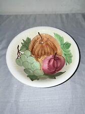 Korean Hand Painted Fruit Bowl Vintage picture